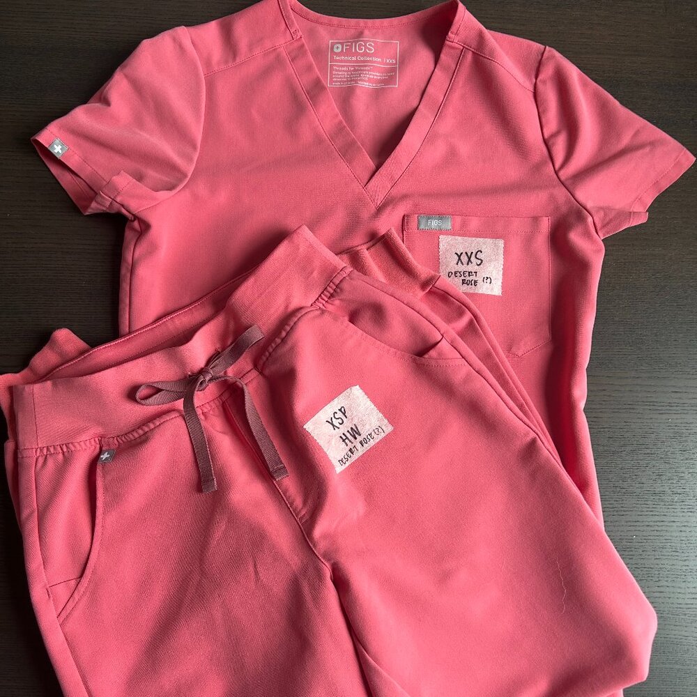 Figs Set XXS/XSP Catarina + HW Zamora in Desert Rose